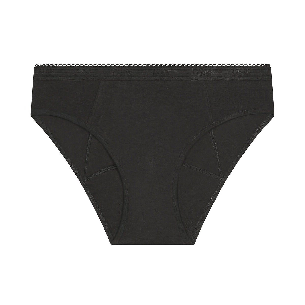 Menstruatieslip high flow zwart, DIM