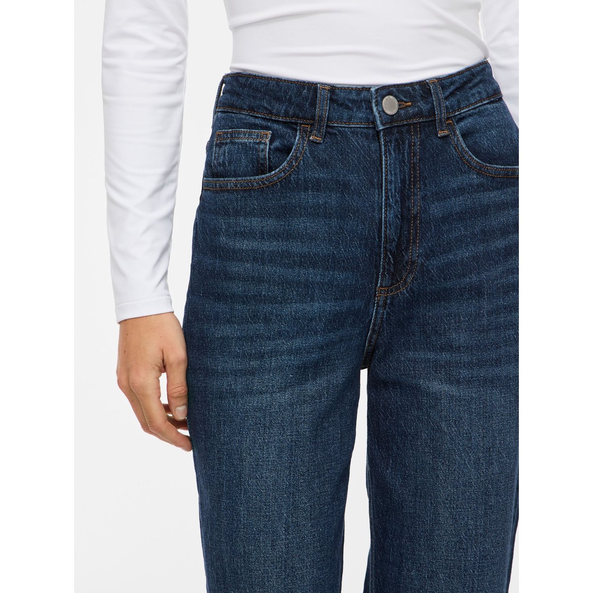 Jean Droit bleu - dark blue denim1, VILA