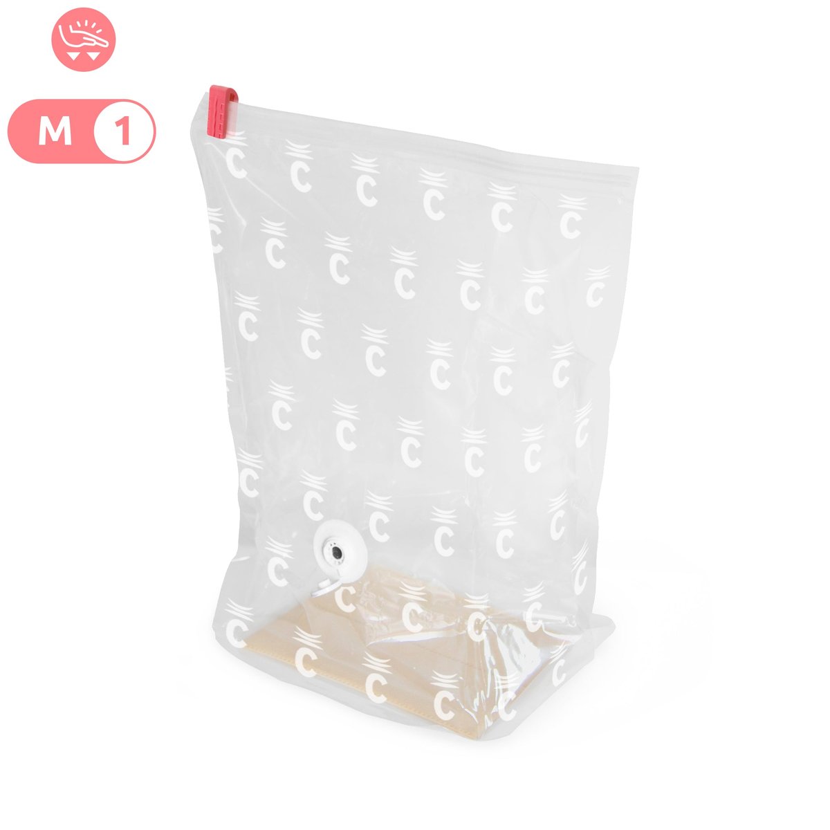 Sac de rangement sous vide Compact Express transparent, COMPACTOR