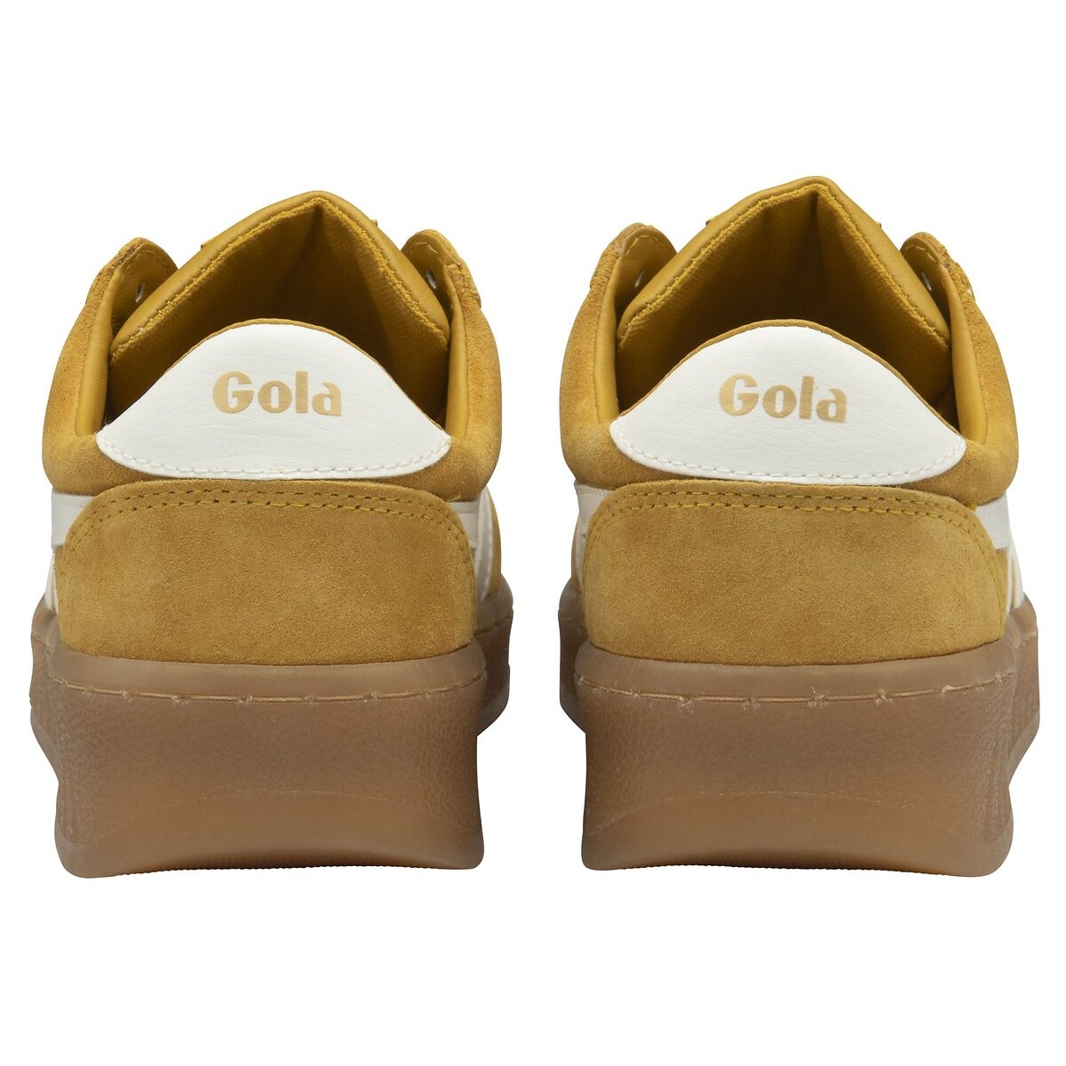 Baskets Grandslam Suede jaune/blanc, GOLA