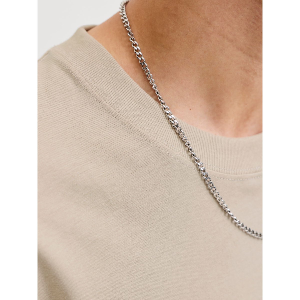 T-Shirt feather gray, JACK & JONES