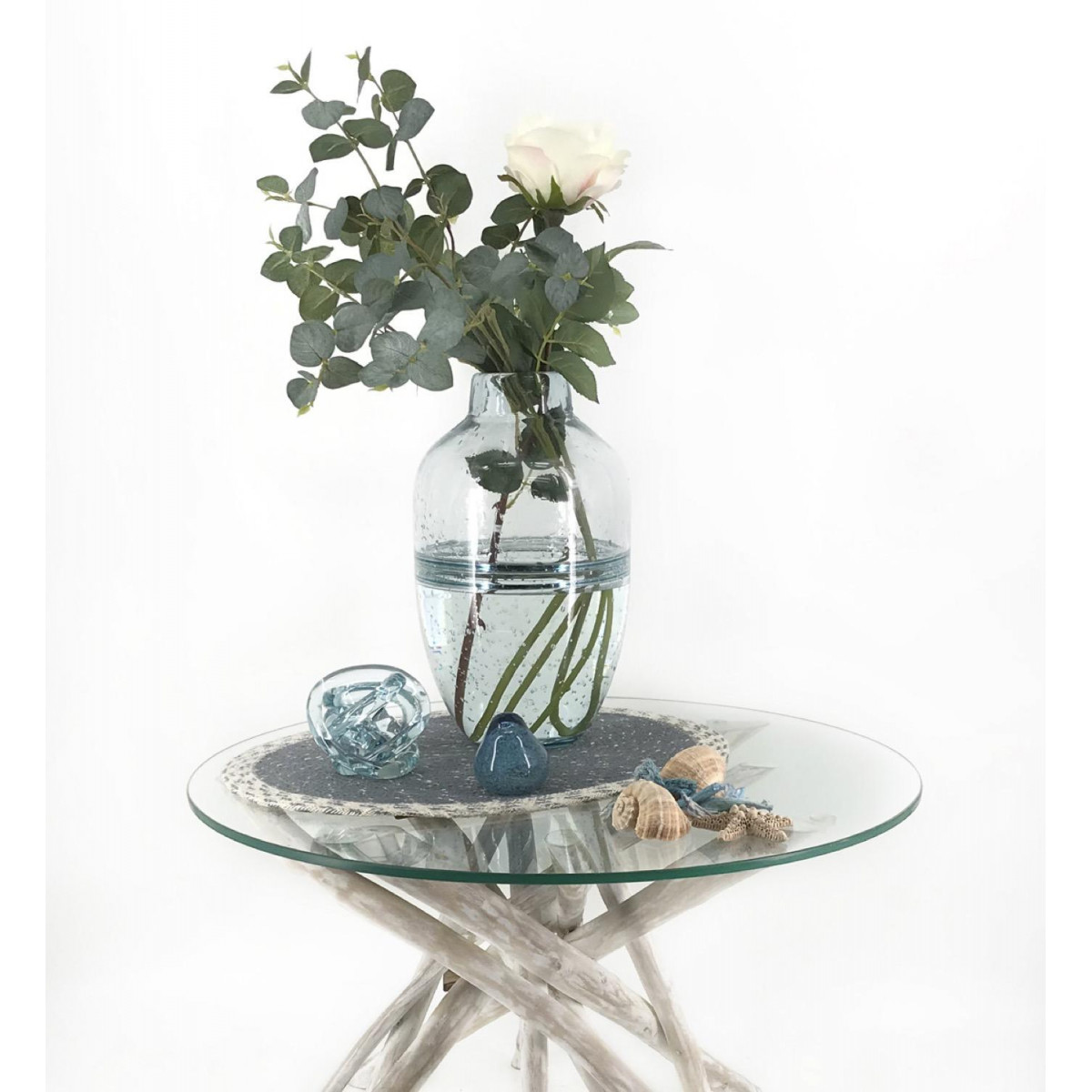 Vase bleu, DECORATION D’AUTREFOIS