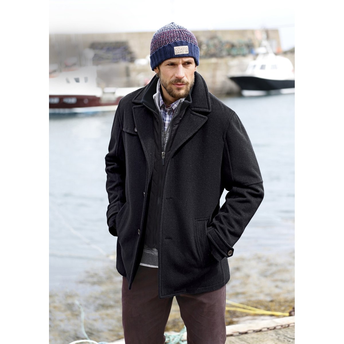 Veste TJORVE noir, JAN VANDERSTORM