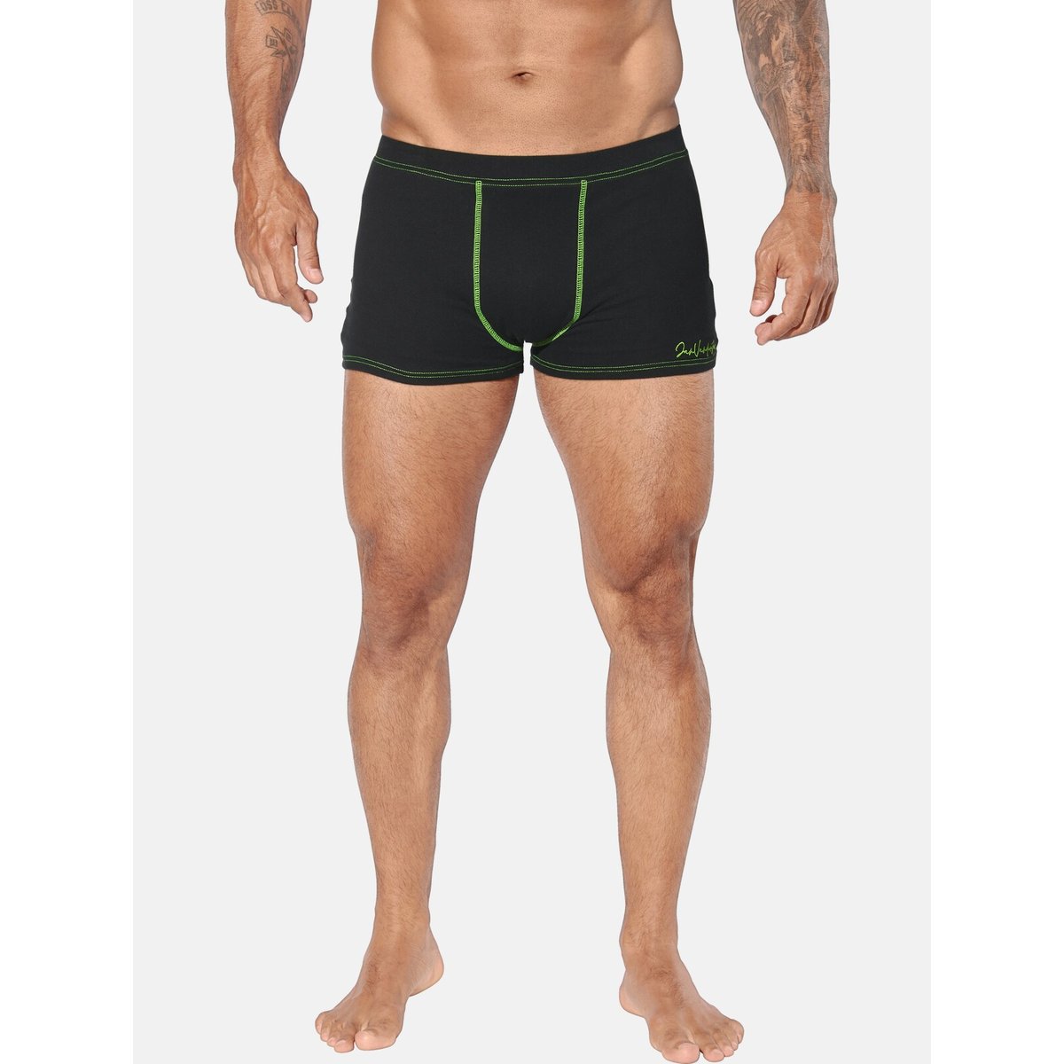 Lot de 2 boxers RUNESTAD noir vert, JAN VANDERSTORM