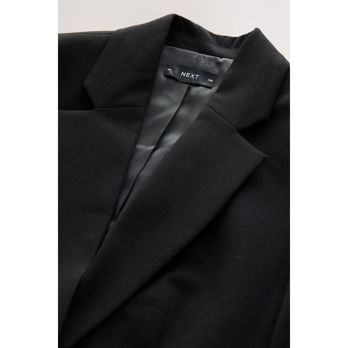 Blazer droit habillé avec laine noir, NEXT