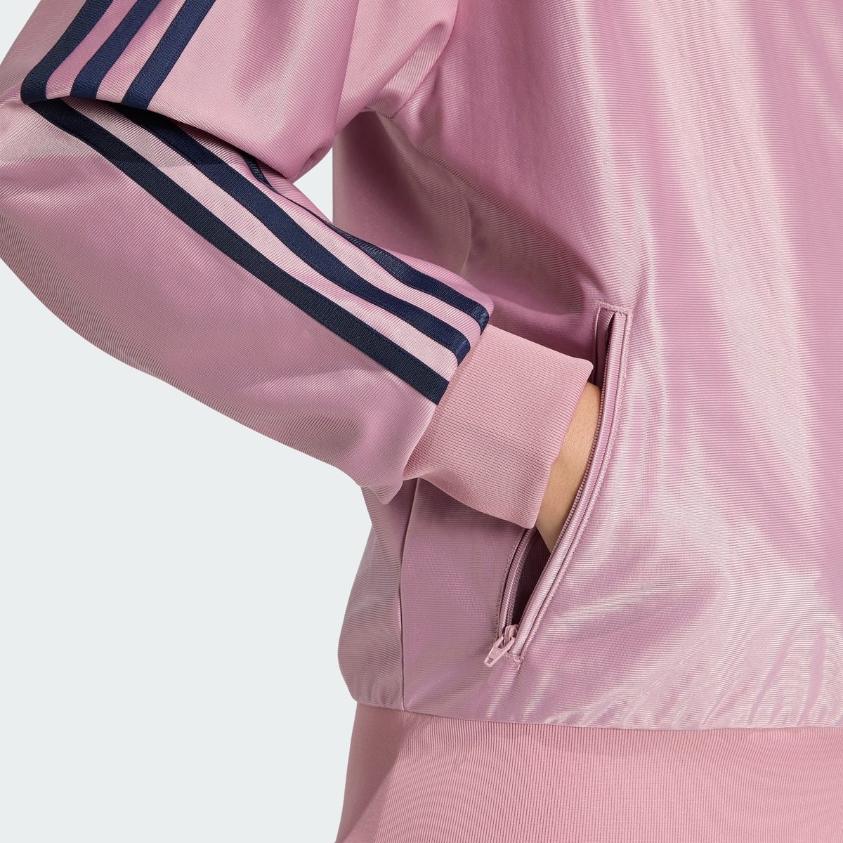 Veste De Survêtement Ample Métallisée Firebird magic mauve / night indigo, adidas Originals