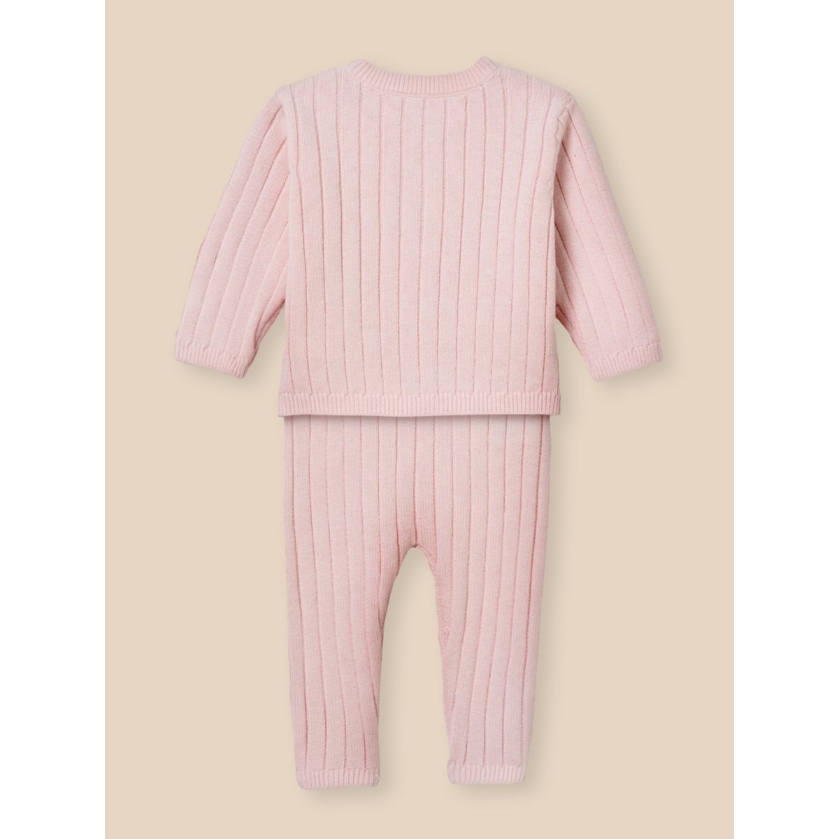 Ensemble coton biologique et laine rose doux, CYRILLUS