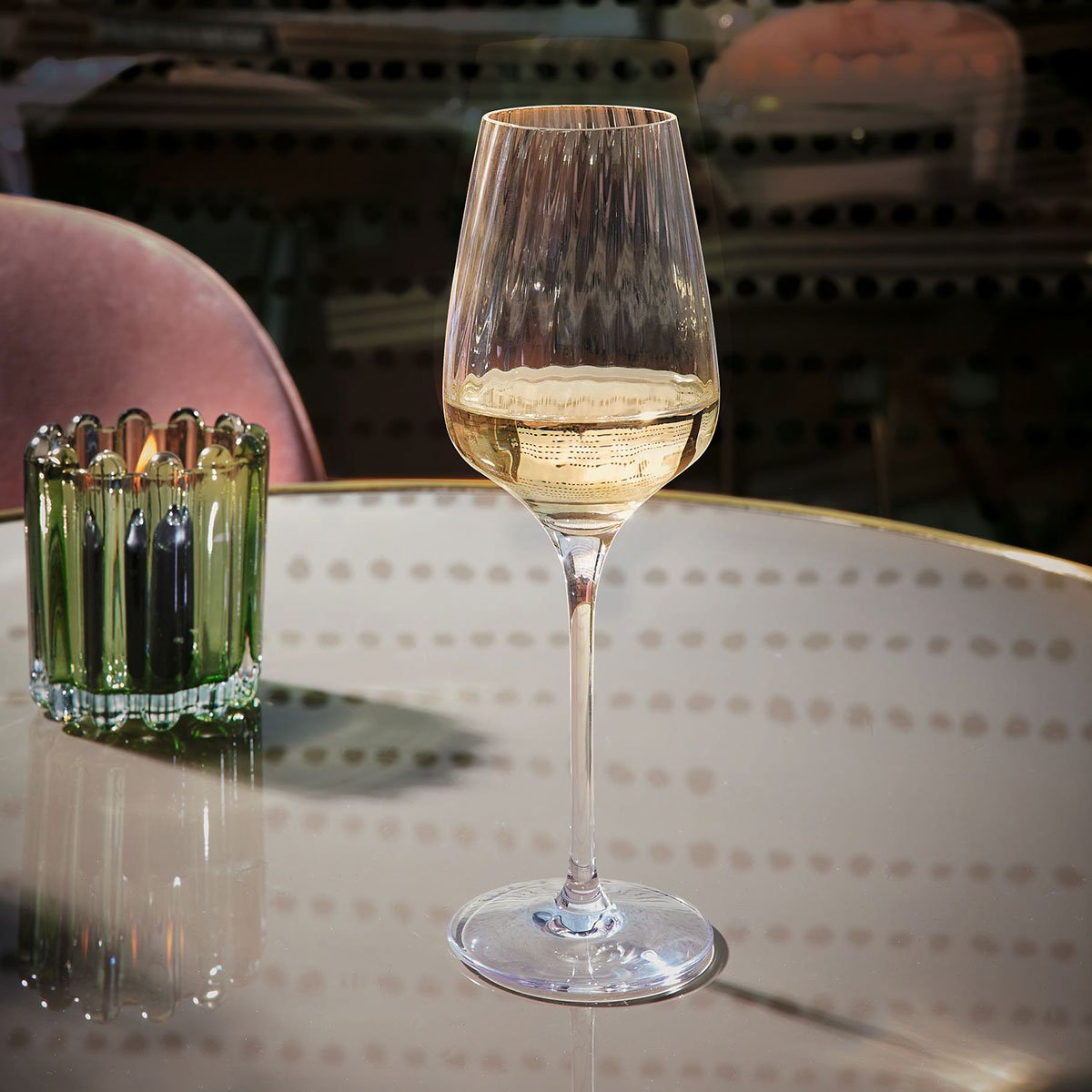6 verres à pied 35 cl -SYMÉTRIE transparent, CHEF&SOMMELIER
