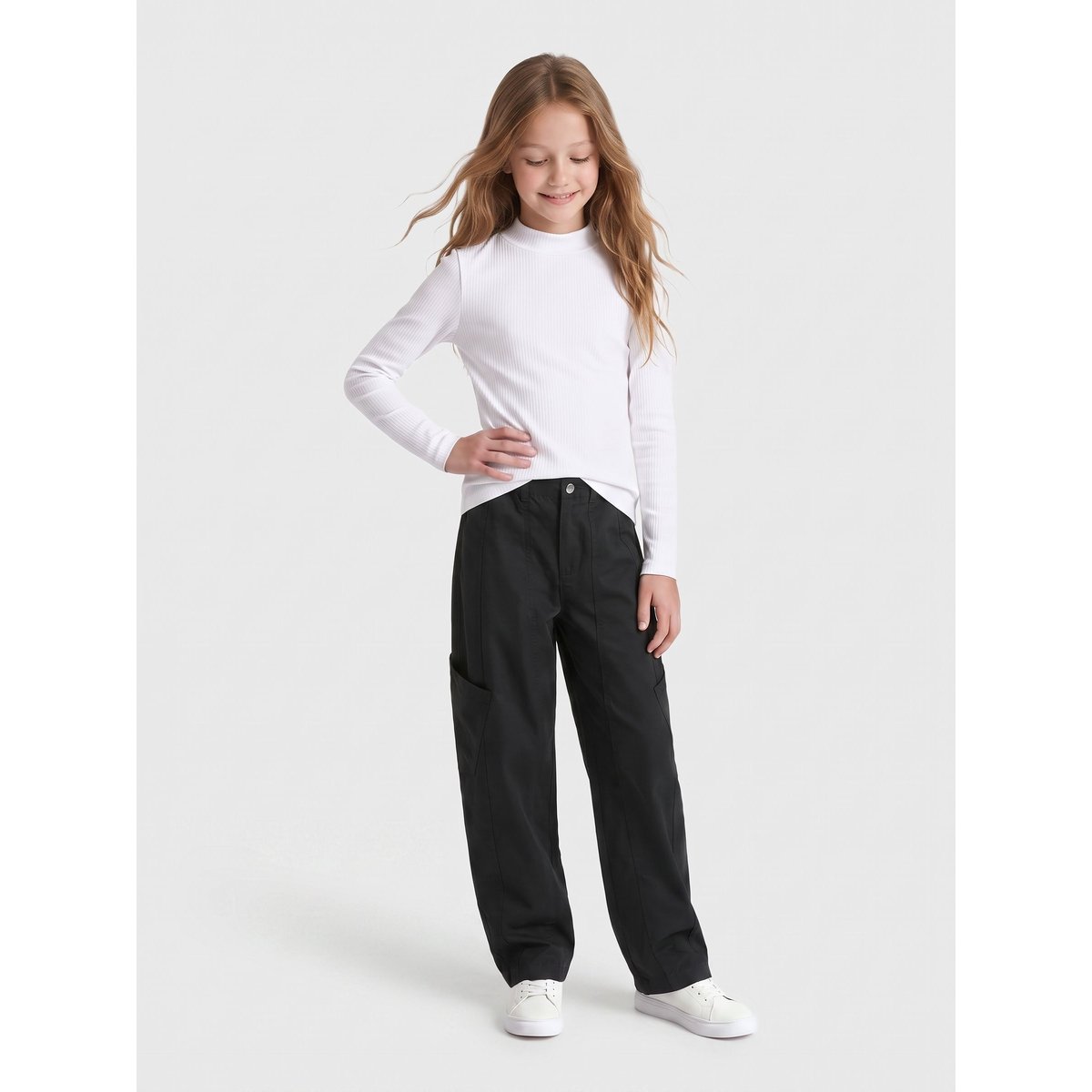 Pantalon Cargo noire - black, KIDS ONLY