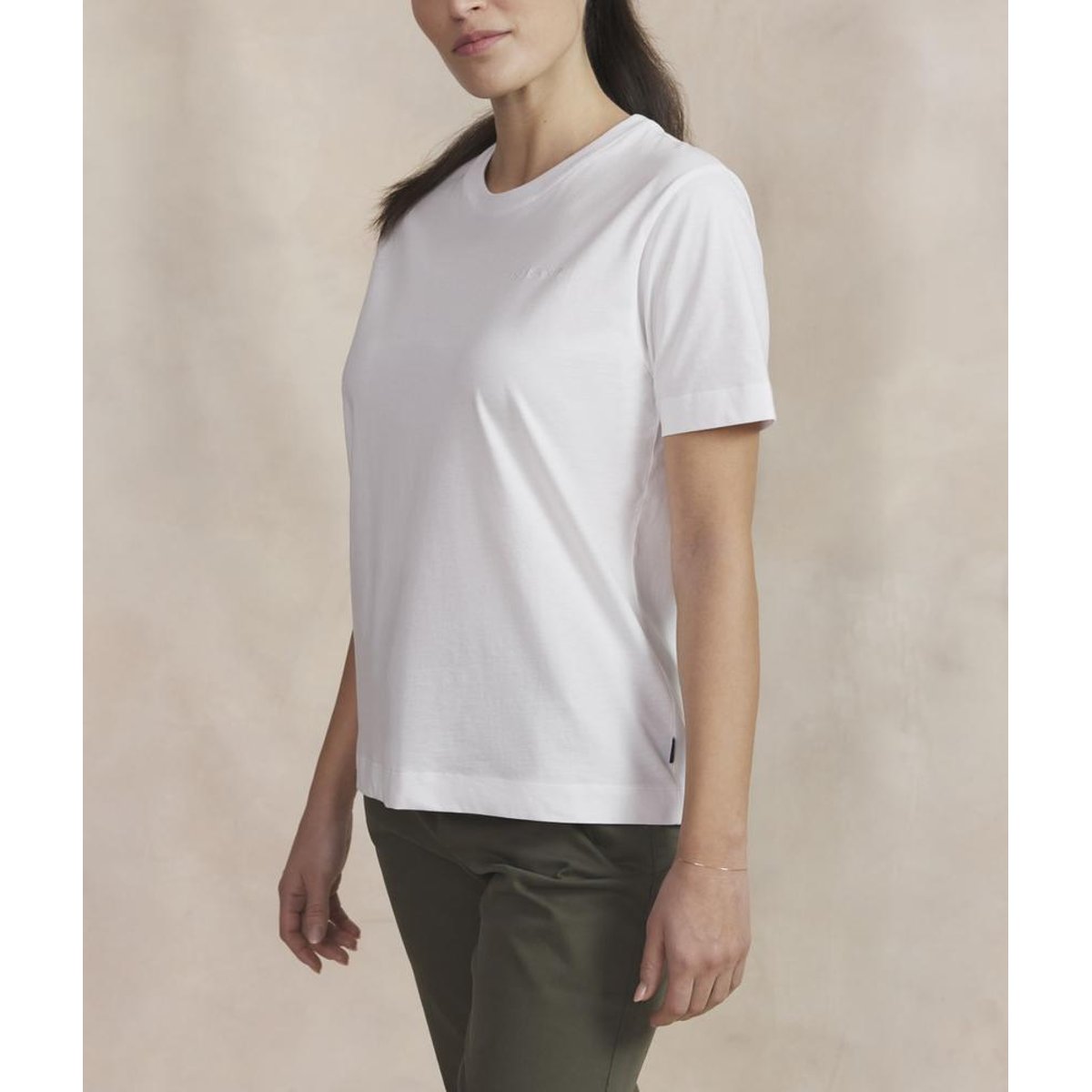 T-shirt manches courtes SELIATEE blanc, TBS