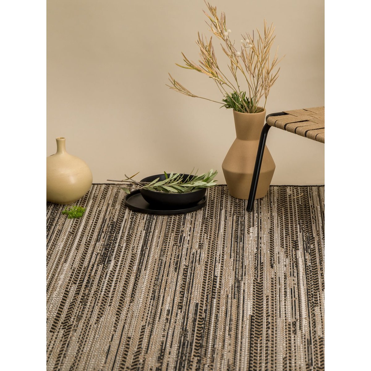 Tapis intérieur extérieur Sanza brun naturel, AFK LIVING