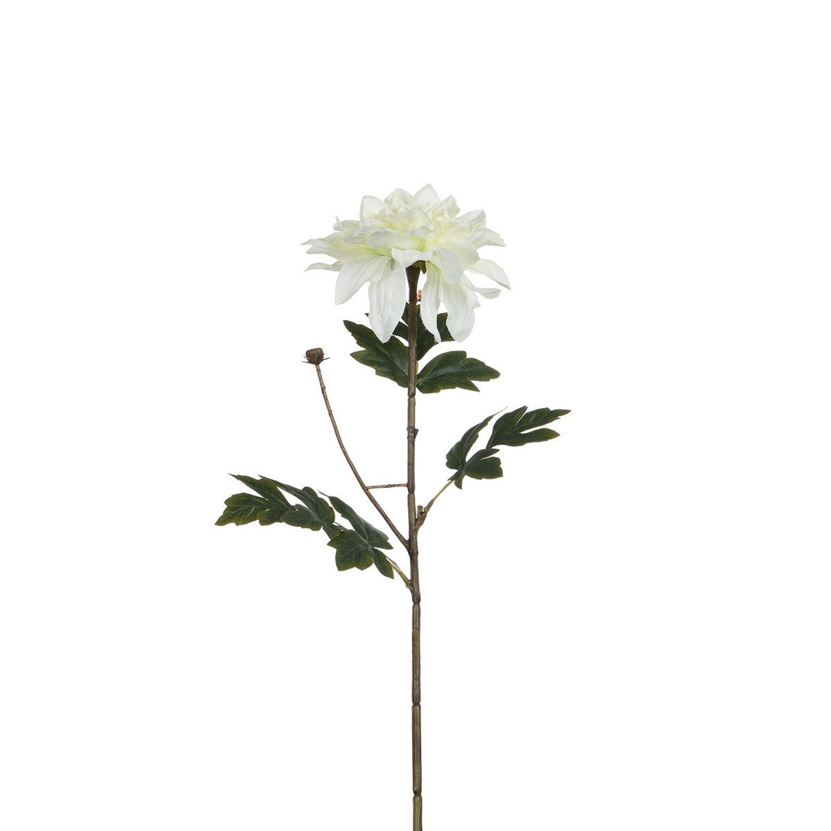 Tige de dahlia artificielle H65 LES ESSENTIELS blanc, SIA