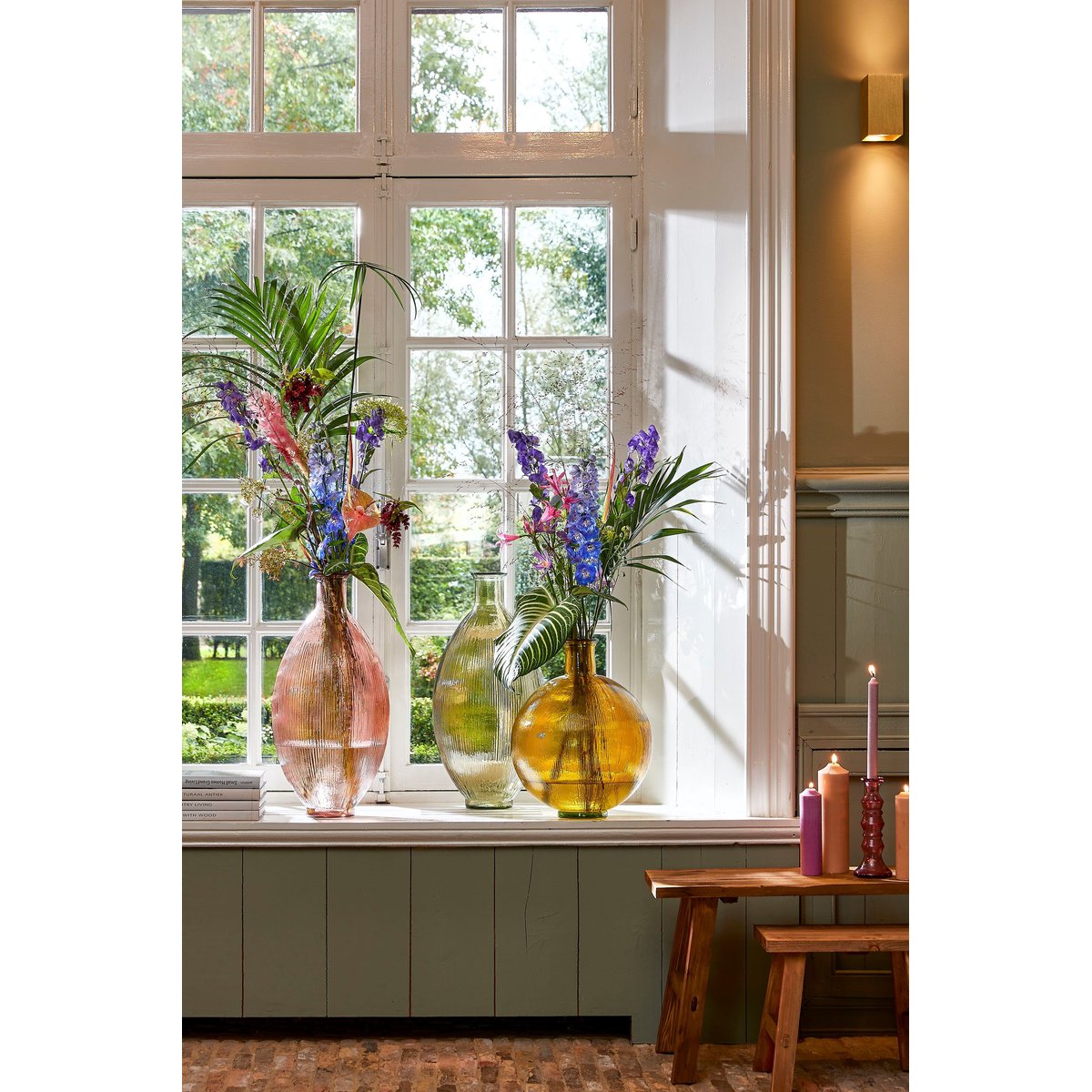 Banc H44 cm BOLD brun, MICA DECORATIONS