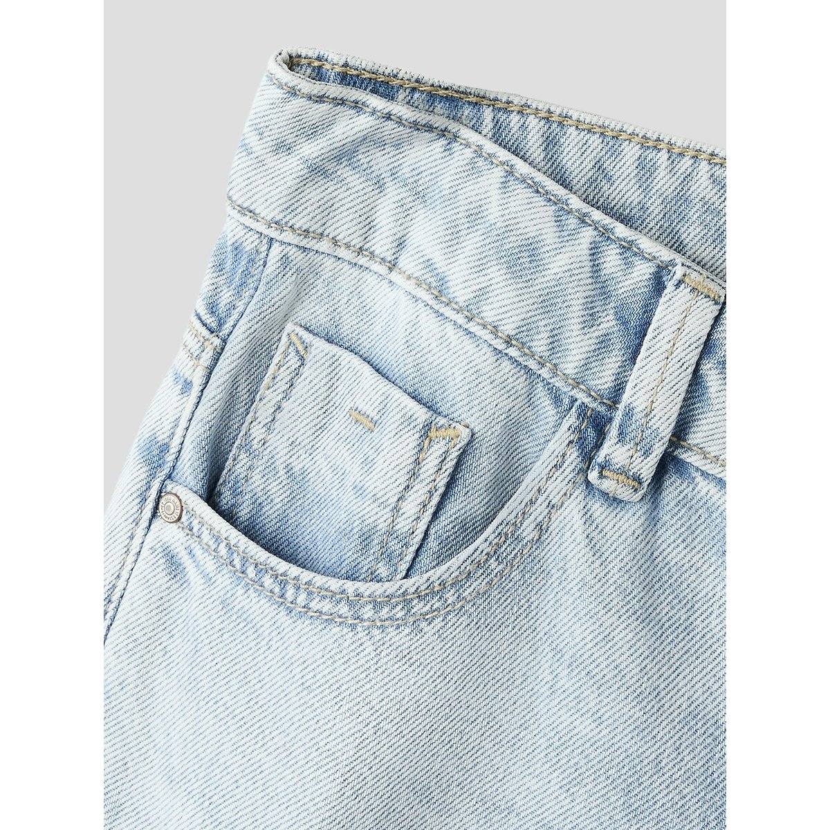 Jeans larghi denim blu chiaro, NAME IT