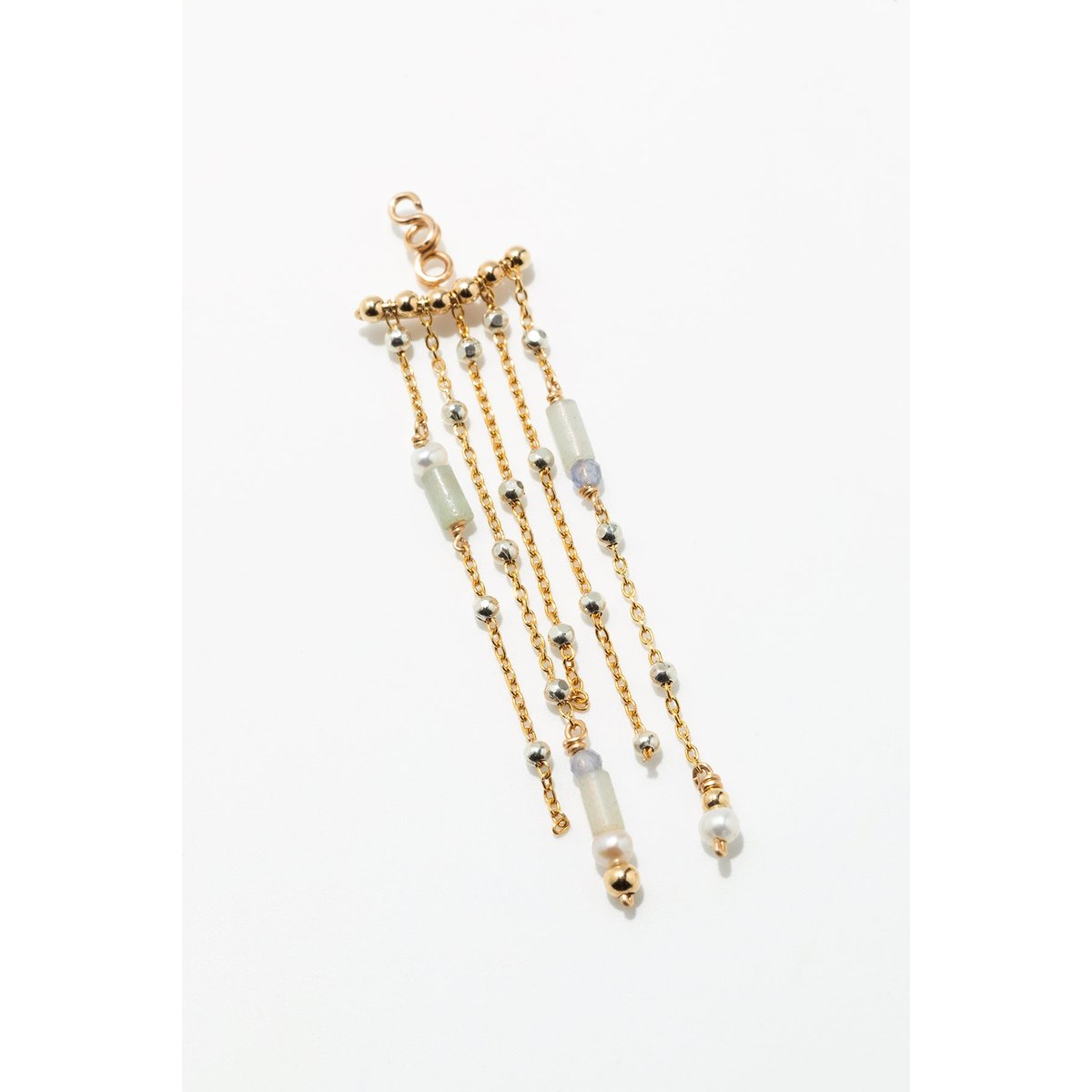 Dos de boucle d'oreille Arielle argent / tanzanite, YAY PARIS