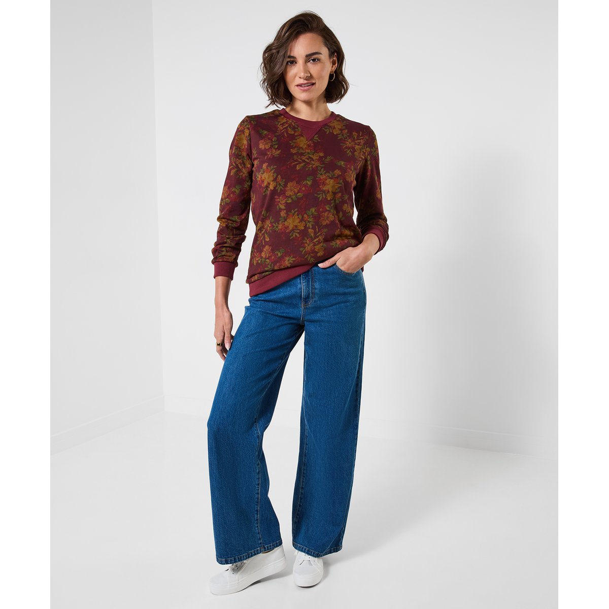 Sweat Imprimé Floral multicolore, JOE BROWNS