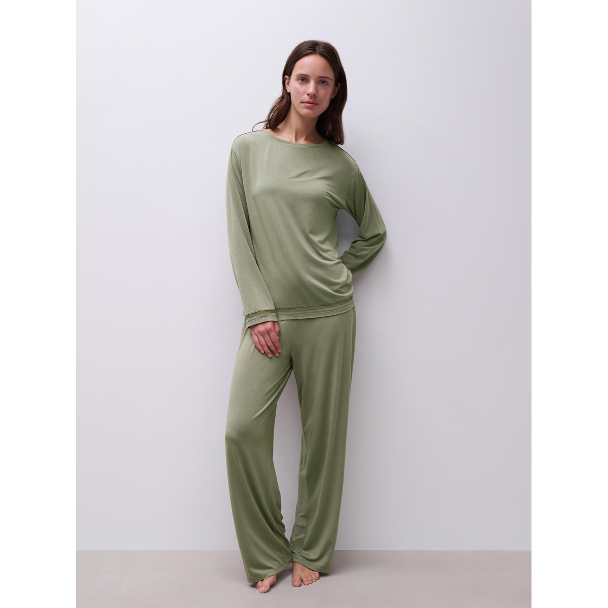 T-shirt manches longues JOE green qwartz, CHANTELLE