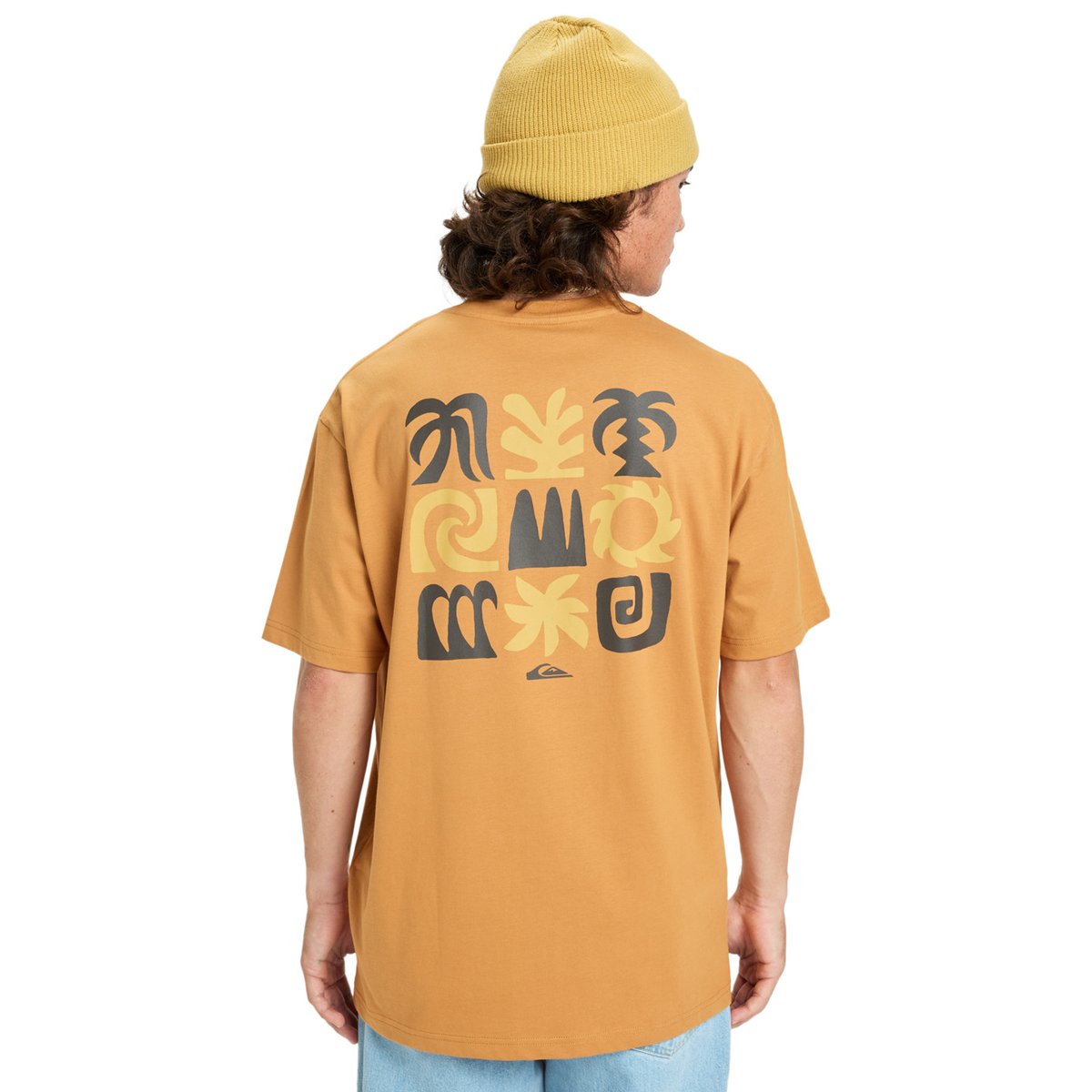 T-shirt à manches courtes PTO SUN FLOW marron almond, QUIKSILVER