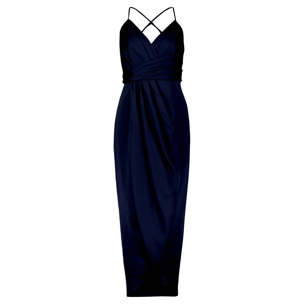 Robe de soirée à fronce night sky, VERA MONT
