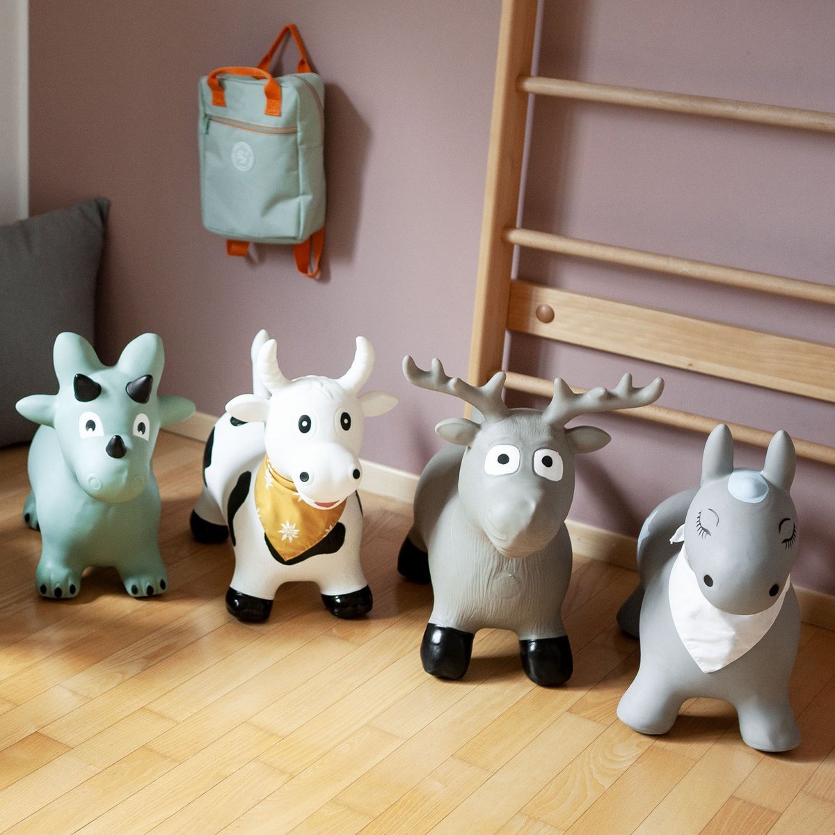 porteur gonflable,   Poney bleu, KINDSGUT