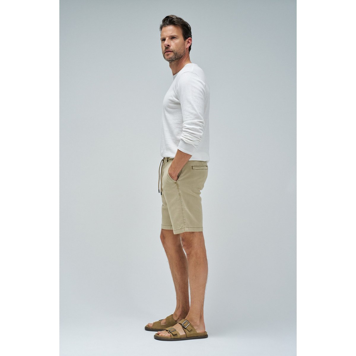 SHORT CHINO S-ACTIV blanc, SALSA JEANS