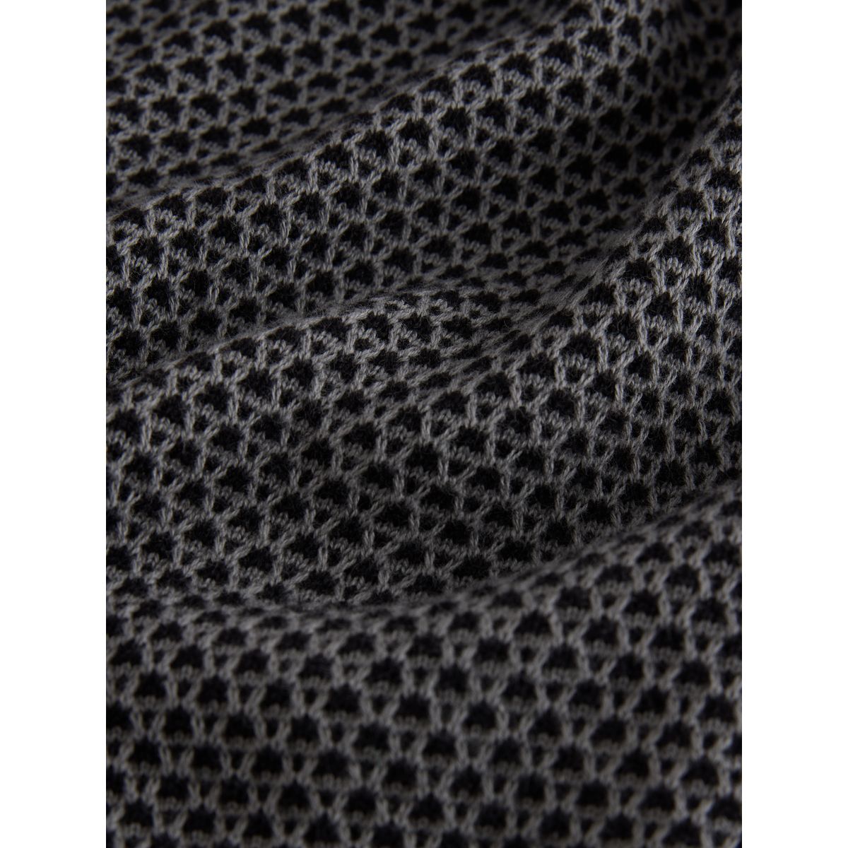 Polo en maille avec bouton-pression au col monochrome, NEXT