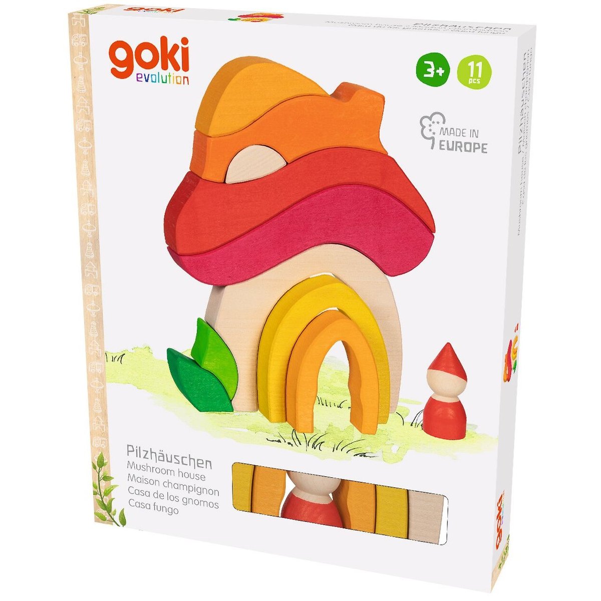 Jeu de construction Maison champignon rouge, GOKI