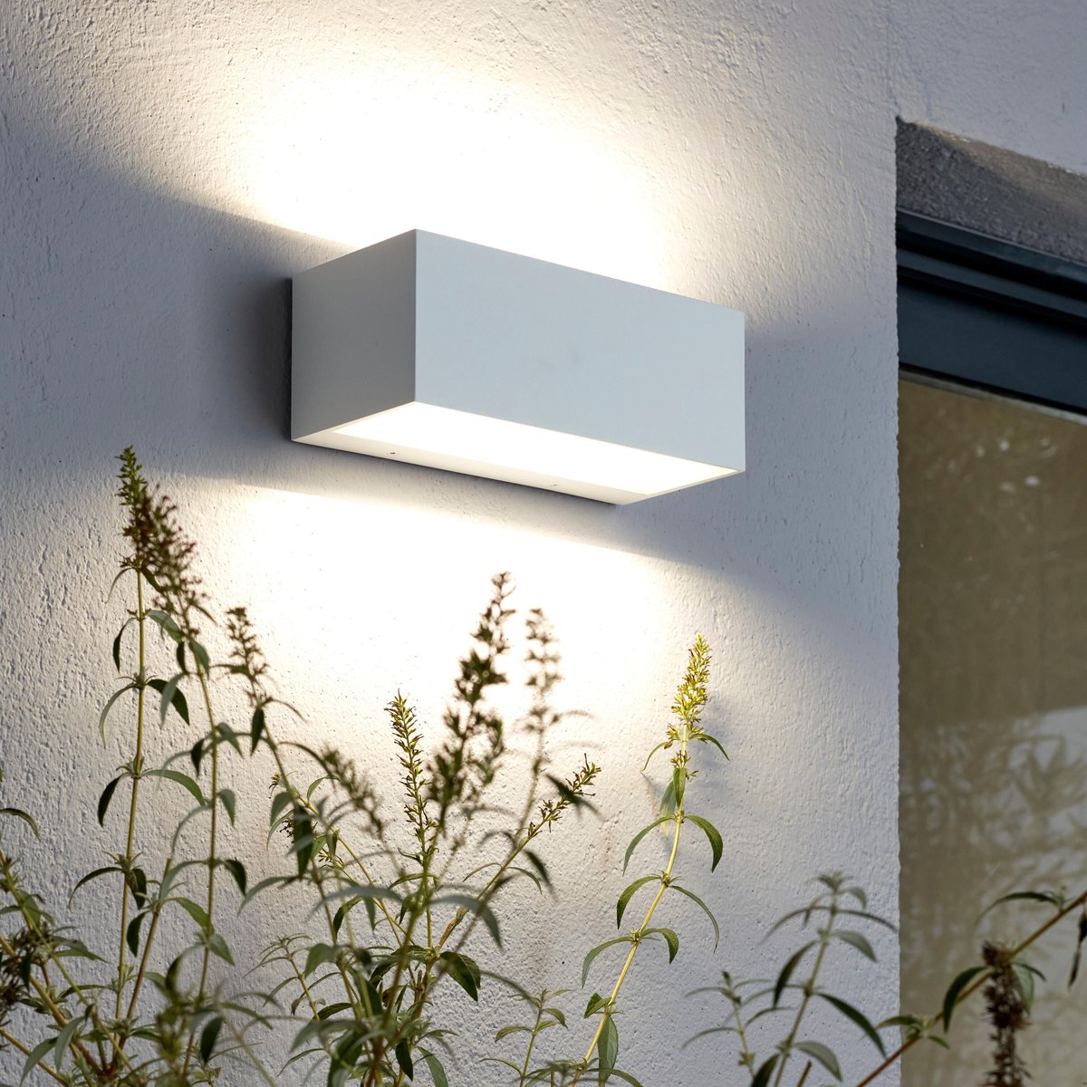 Applique en aluminium LED, BRANDSEN blanc, INSPIRE