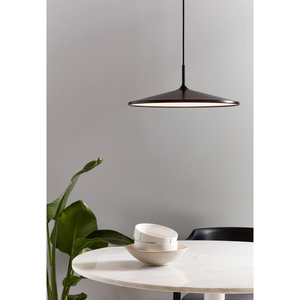 Suspension design minimaliste scandinave en métal, BALANCE noir, NORDLUX