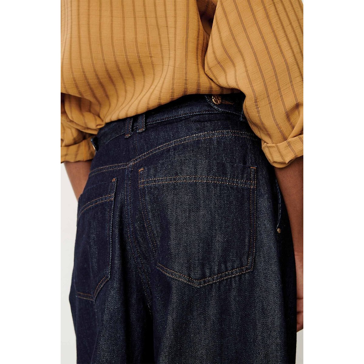 Jean large à pinces, DIEVO denim brut, SESSUN
