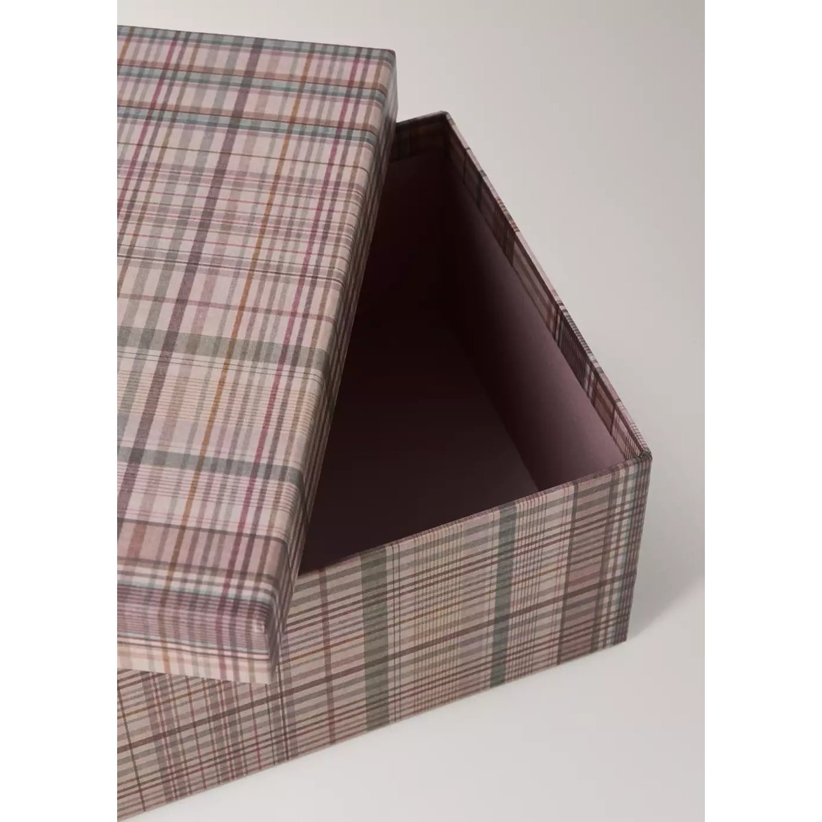 Petite boîte pour enfant imprimée violet clair/pastel, MANGO HOME