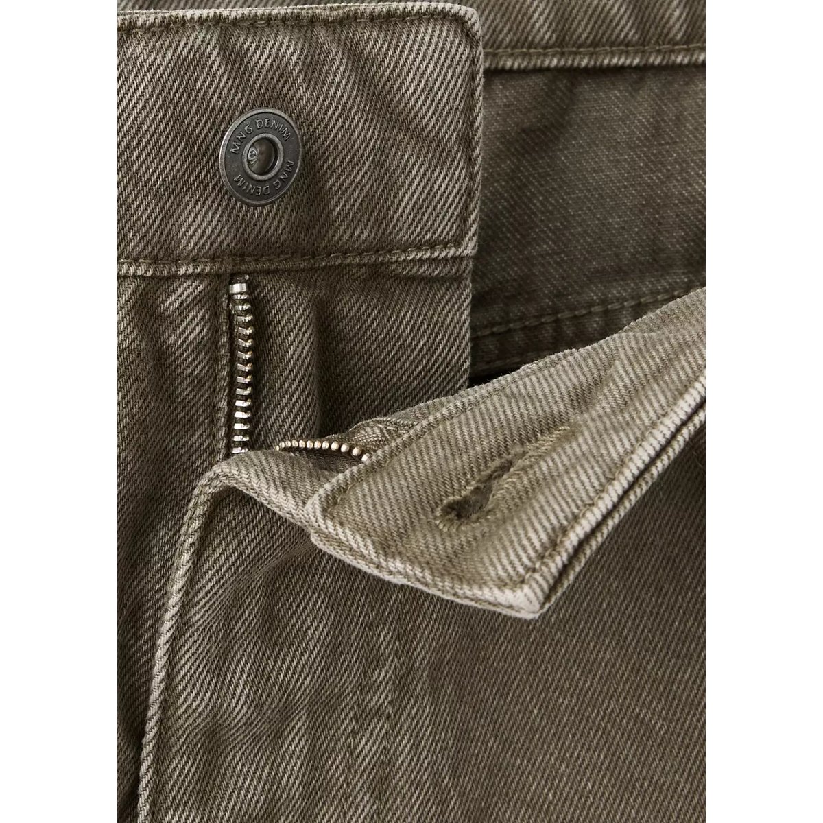 Jean Bob regular-fit kaki, MANGO MAN