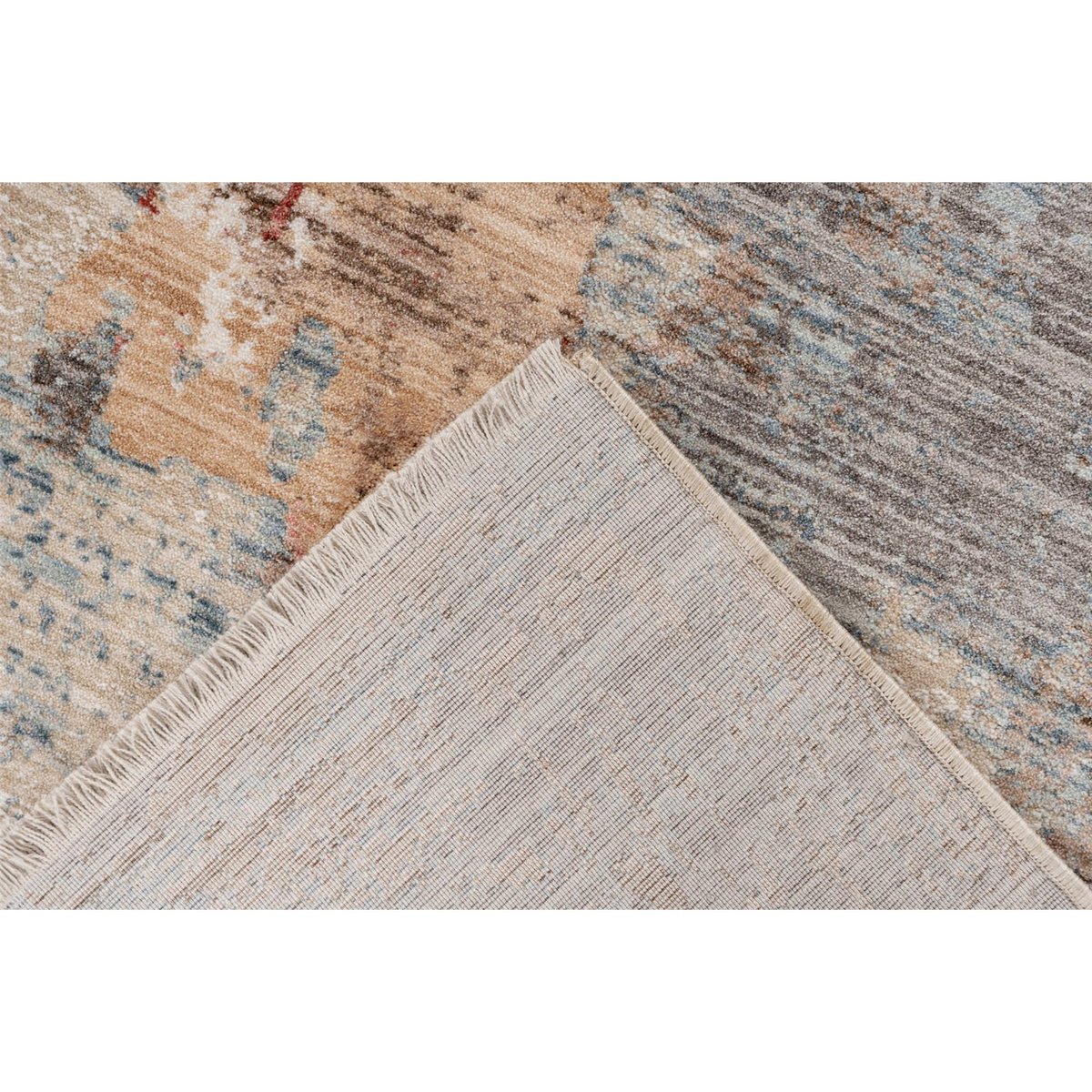 Tapis rectangulaire, Fissy multicolore beige gris bleu rouille, ARTE ESPINA