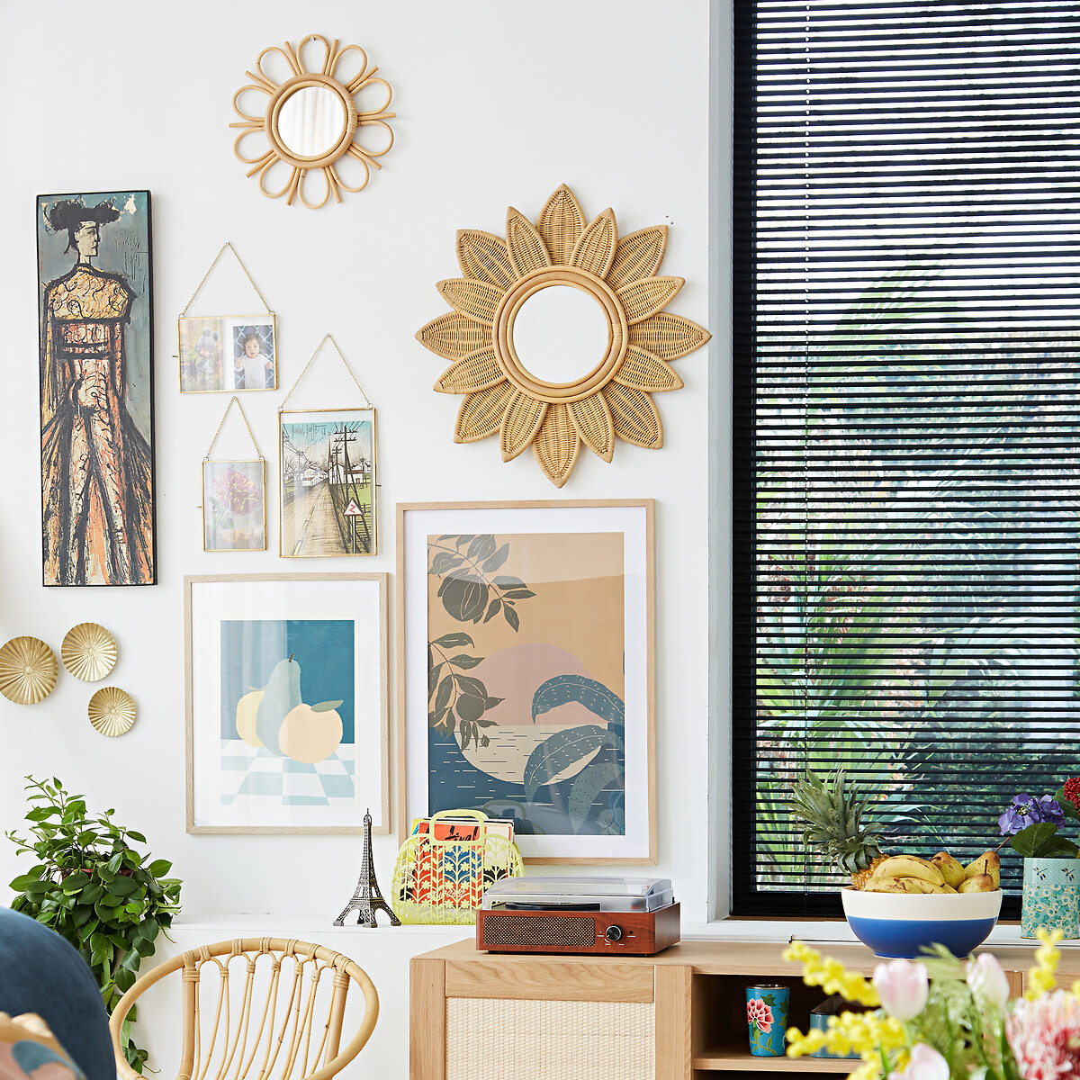 Miroir en rotin Ø60 cm, Nogu naturel, LA REDOUTE INTERIEURS
