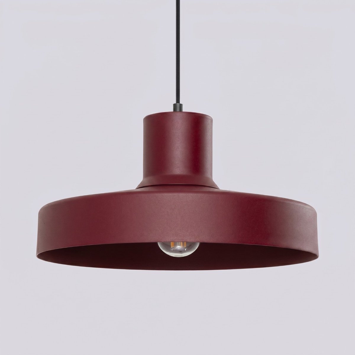 Suspension Acier Bordeaux E27 1 BILO bordeaux, EDEN