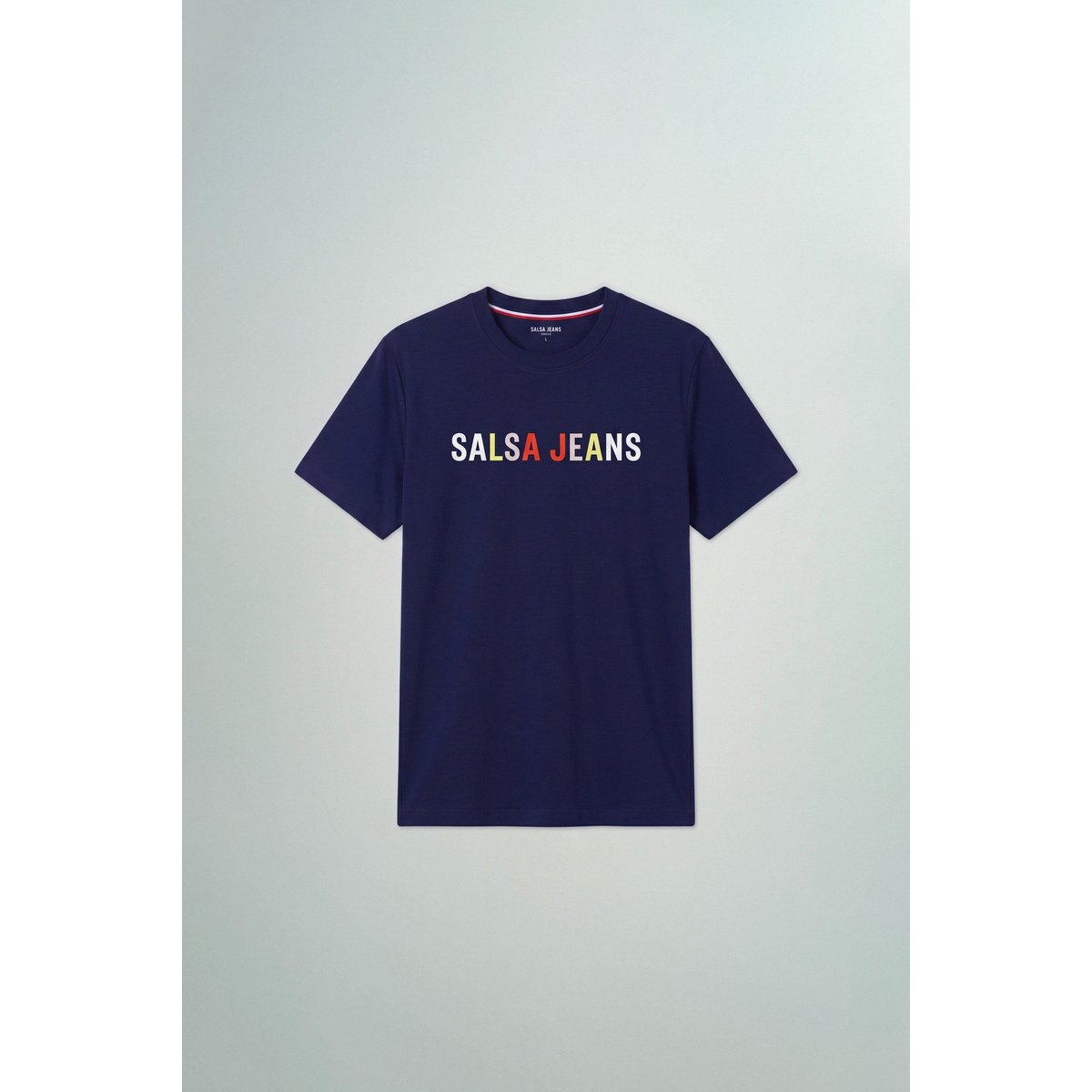T-SHIRT AVEC BRANDING bleu lagon, SALSA JEANS