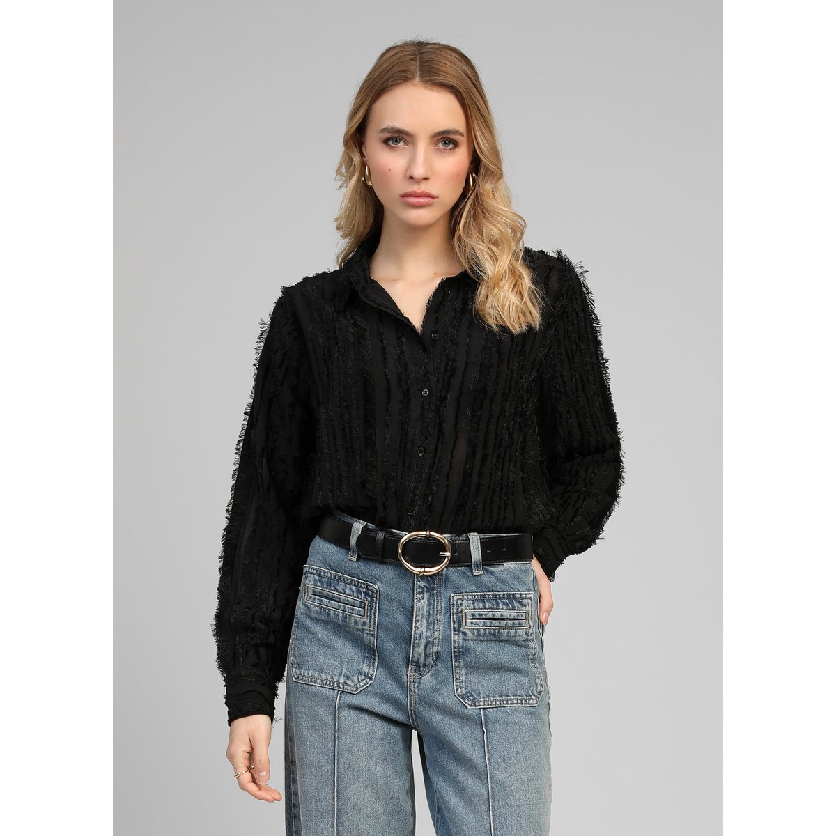 Chemise SOPHENA noir, AN'GE