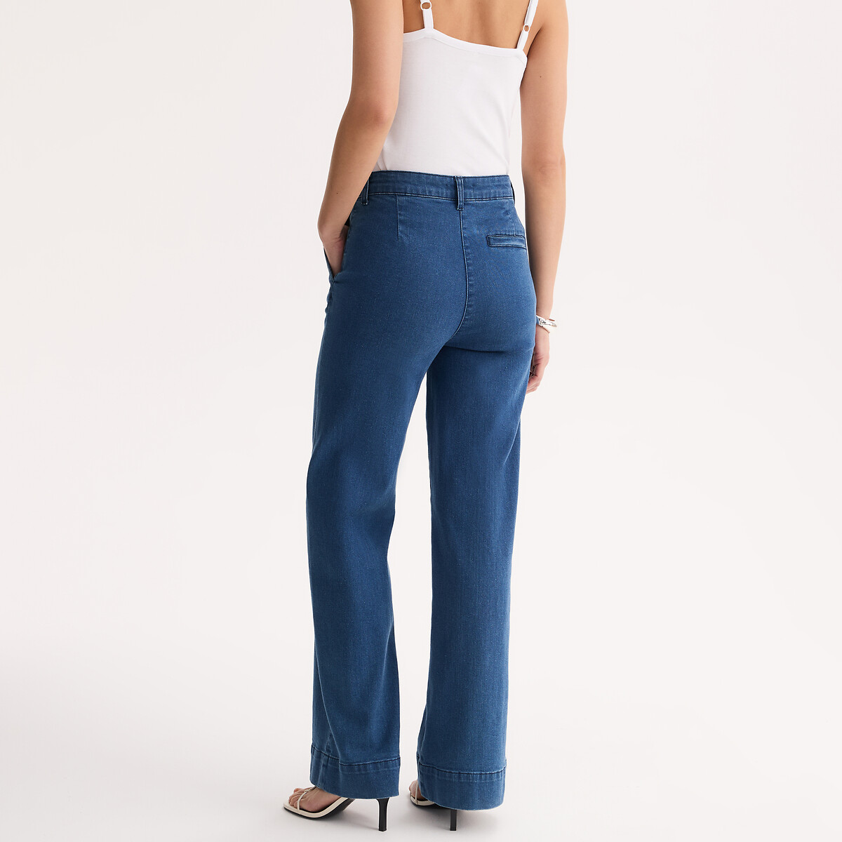 Jeans flare azul stone, ANNE WEYBURN