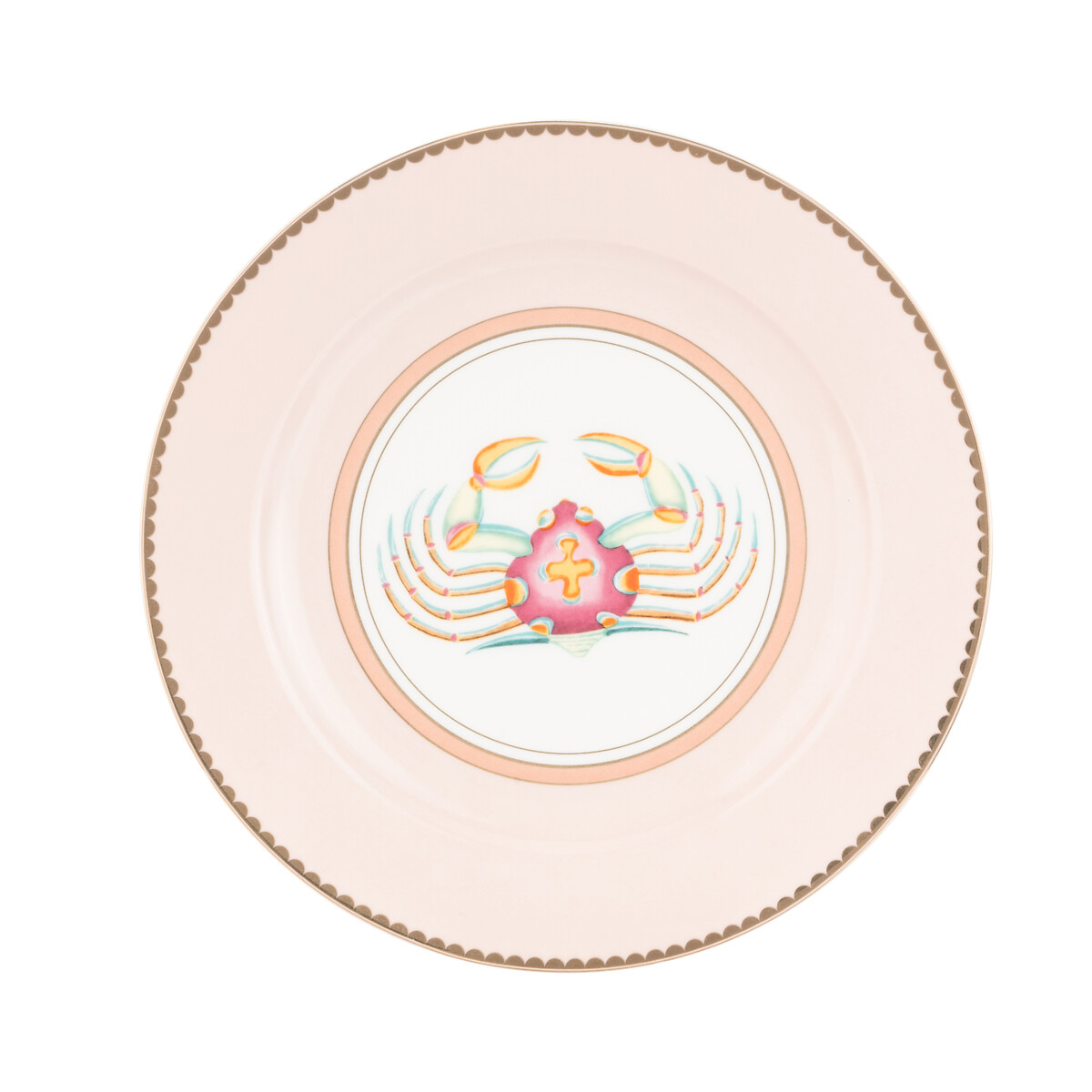 Set of 4 "Under the Sea" Dinner Plates multi-coloured, YVONNE ELLEN