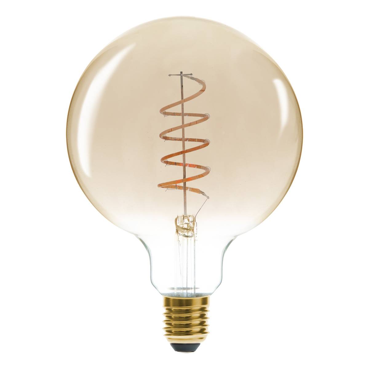 Ampoule LED décorative globe à filament visible ambre 2, ATMOSPHERA