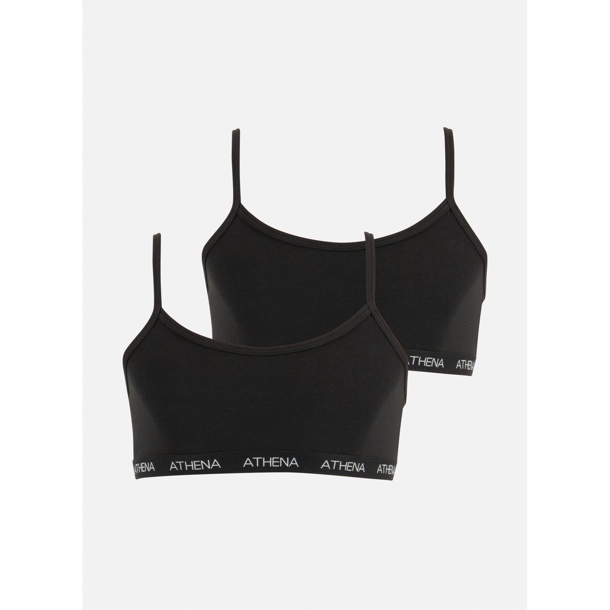 Brassières, lot de 2, MY PETIT PRIX noir, ATHENA