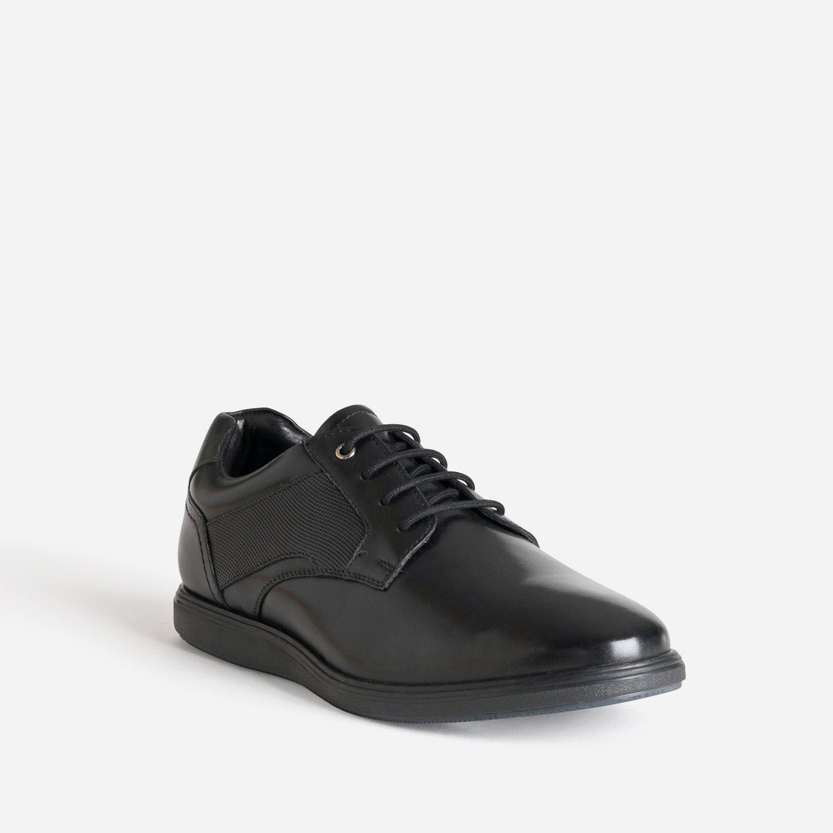 Derby en cuir FERRUCCIO noir, ERAM