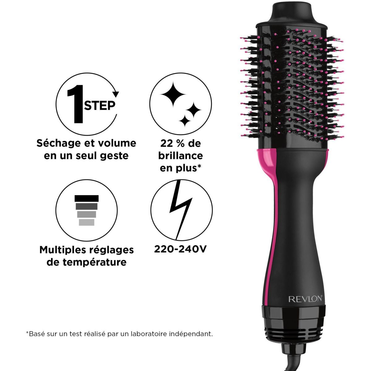 Brosse Séchante Et Volumisante couleur unique, REVLON