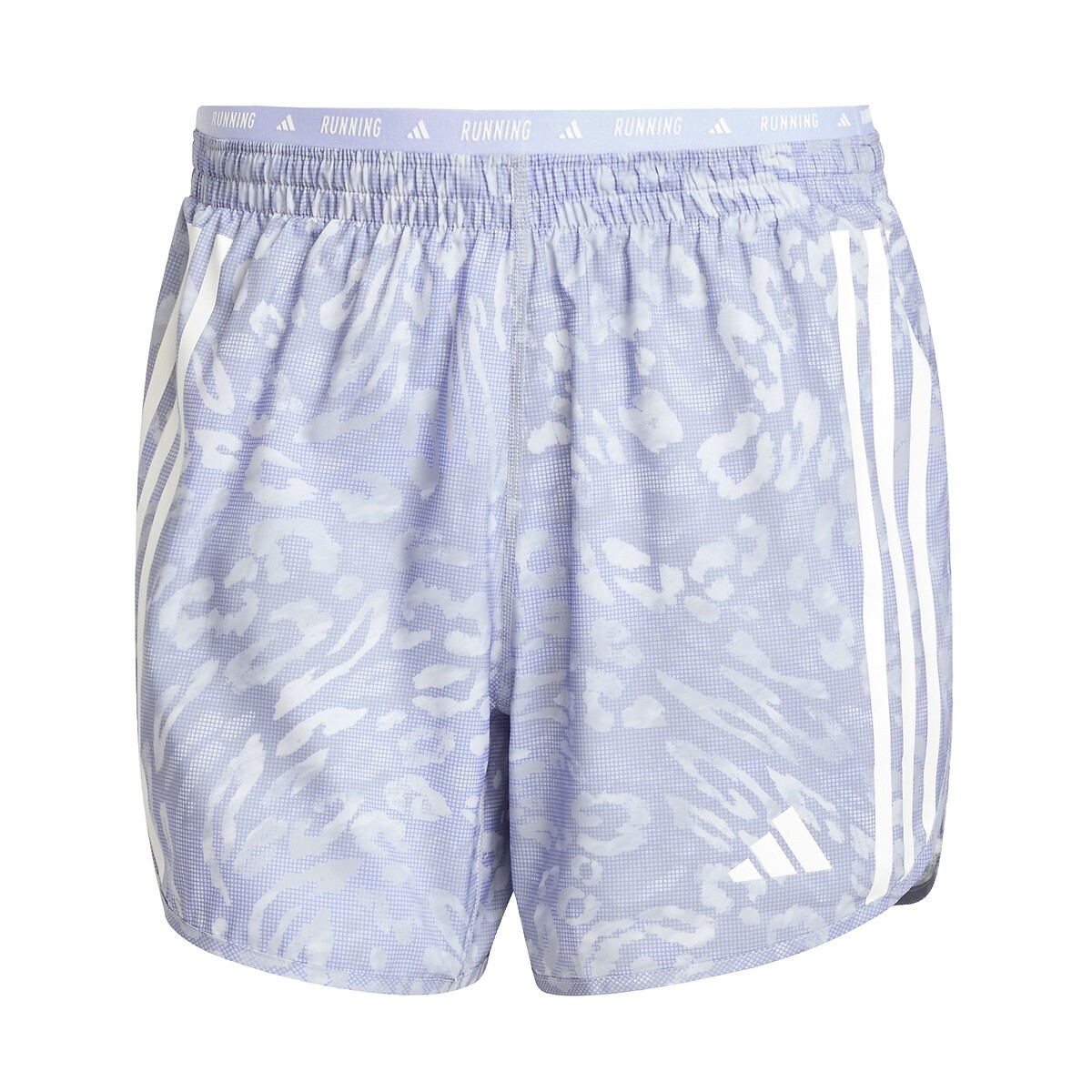 Short 3 bandes Own the Run gris, adidas Performance