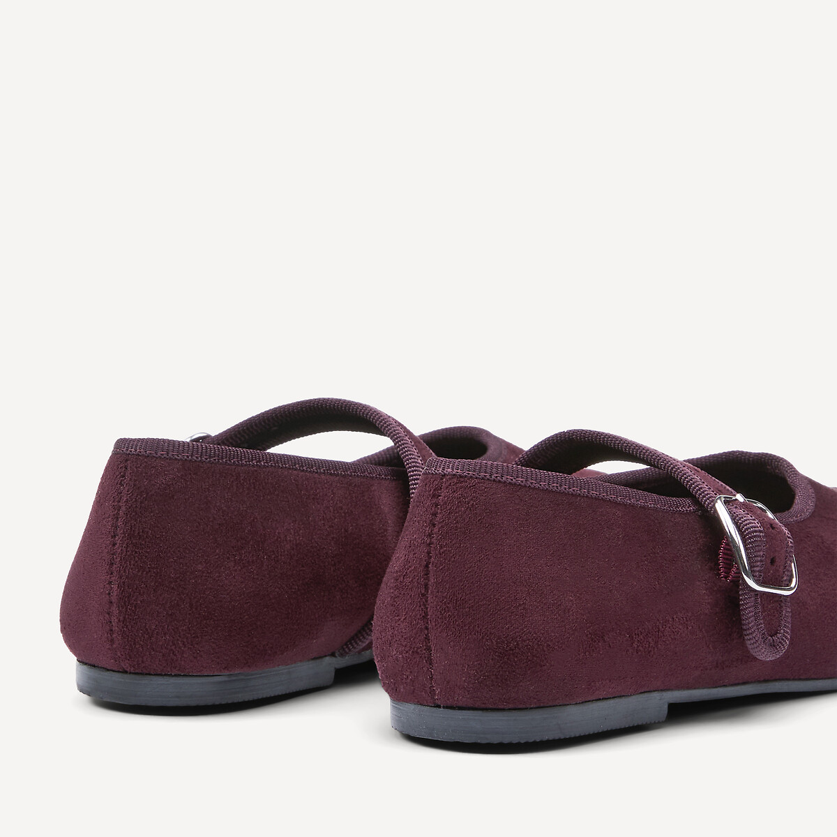 Ballerine in velluto bordeaux , LA REDOUTE COLLECTIONS