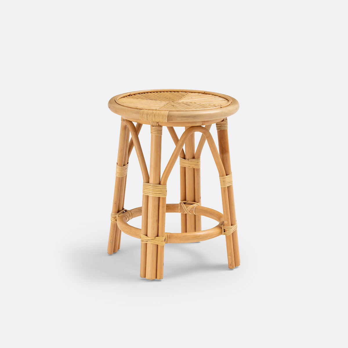 Tabouret en rotin, Katni naturel, LA REDOUTE INTERIEURS