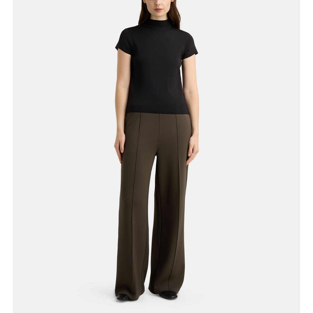 Pull court faya mc stretch noir, GALERIES LAFAYETTE