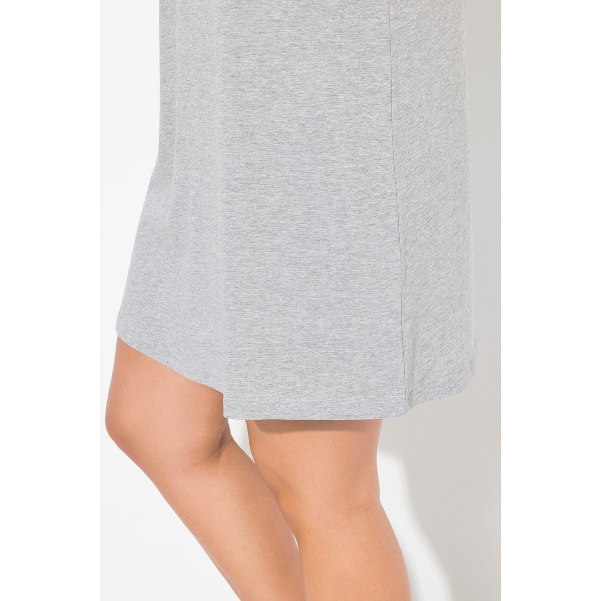 Robe en jersey gris clair chiné, ULLA POPKEN