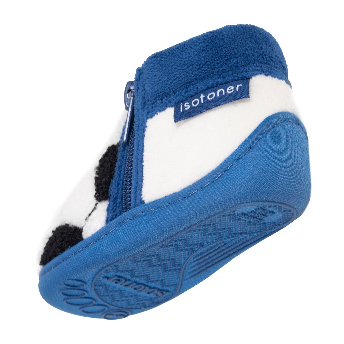 Chaussons Bottillons bleu, ISOTONER