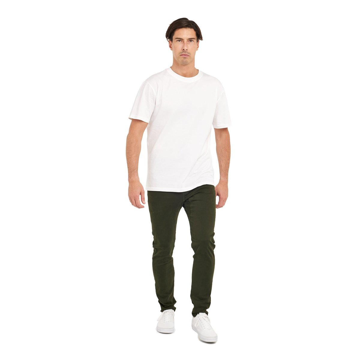 PANTALON STRAIGHT KONG vert, PULLIN